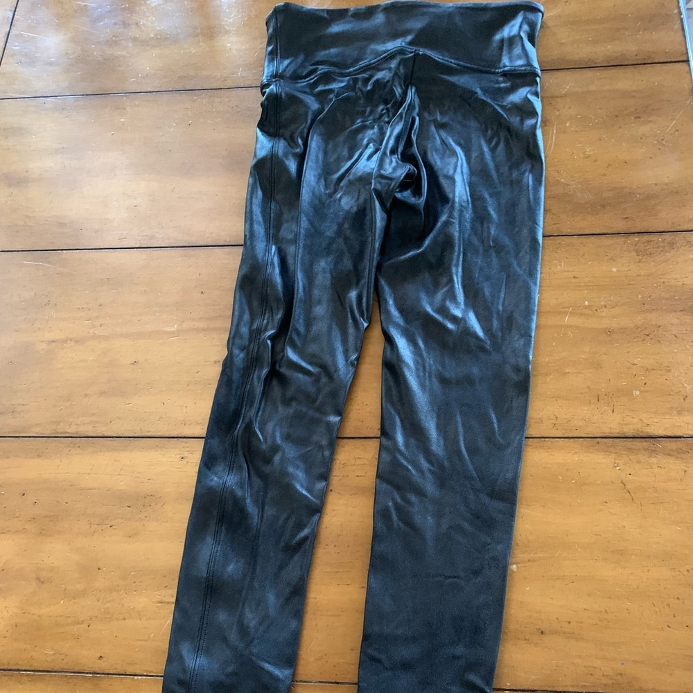 Spanx faux leather leggings